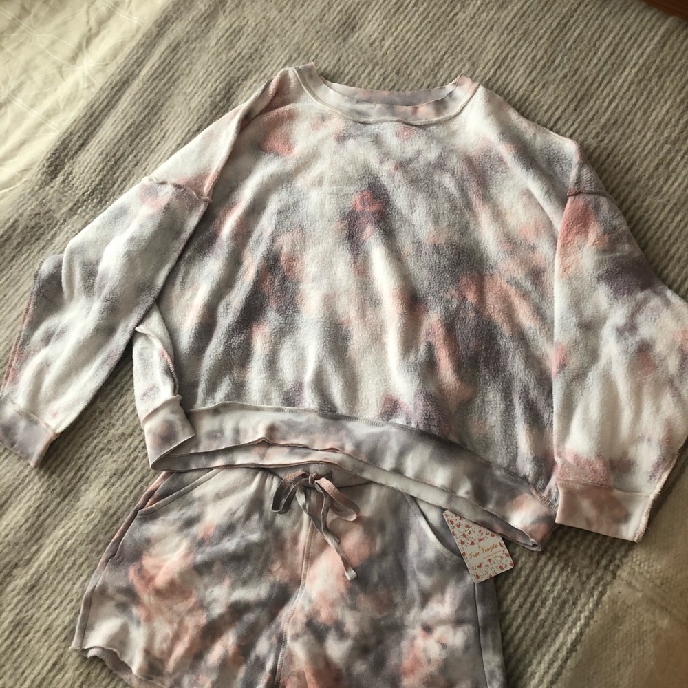 FreePeople tie dye lounge  set